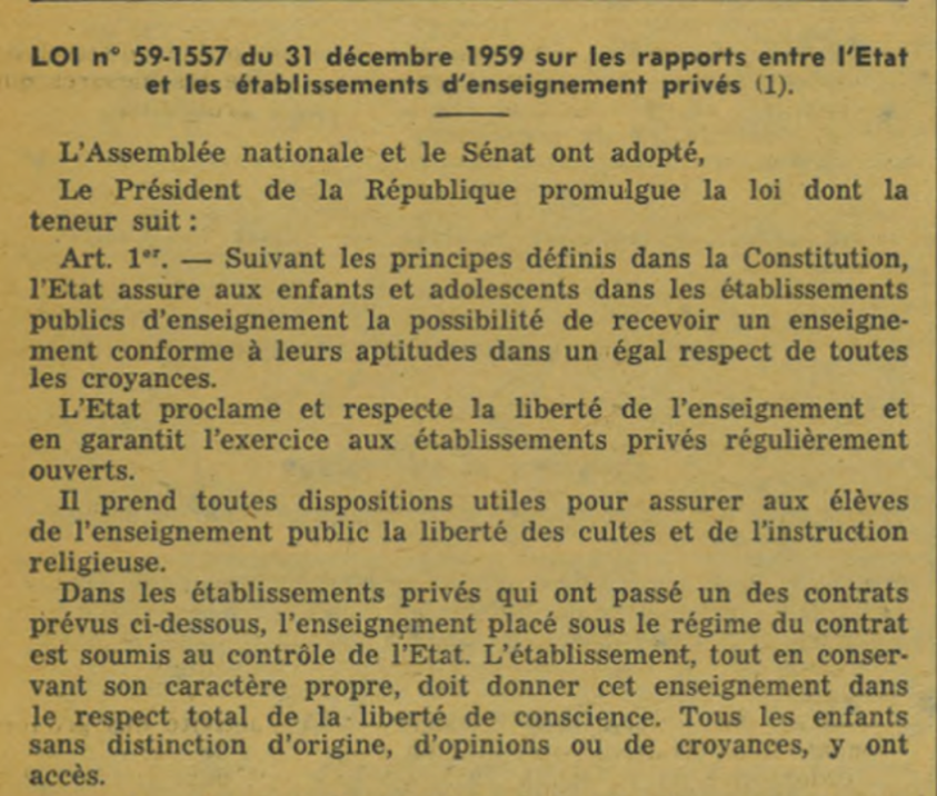 Ecole et République