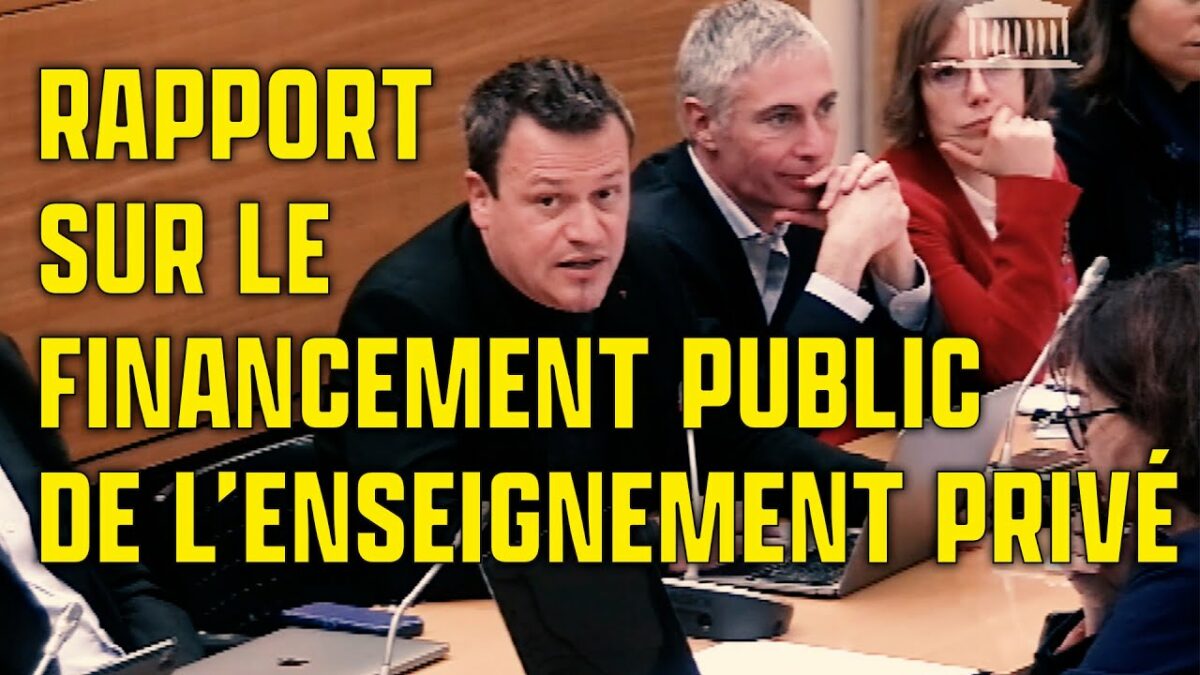 Remarques sur le rapport d’information déposé à l’Assemblée nationale le 2 avril 2024 sur « le financement public de l’enseignement privé sous contrat ».